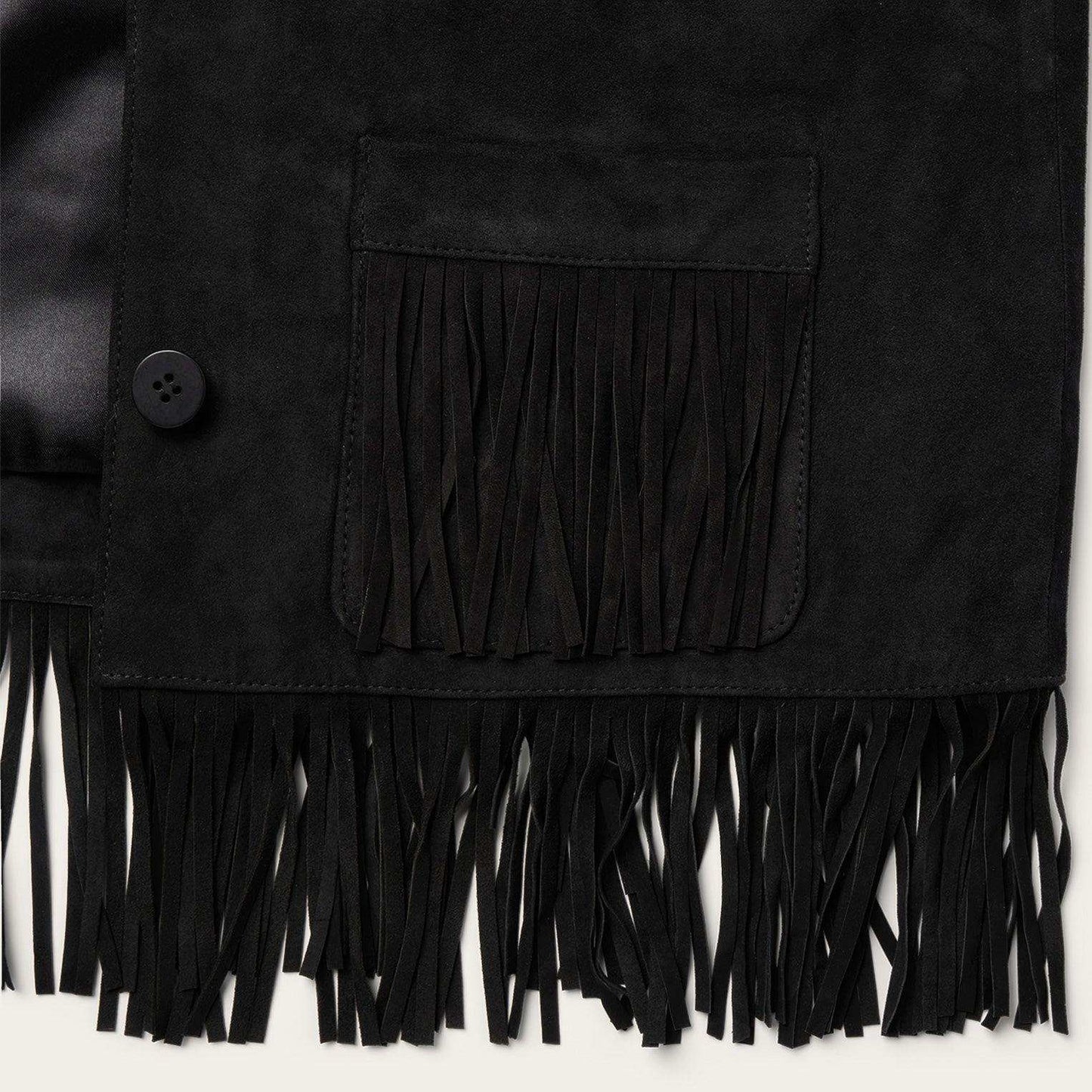 Stetson Black Fringe Suede Jacket - Stetson - Flyclothing LLC