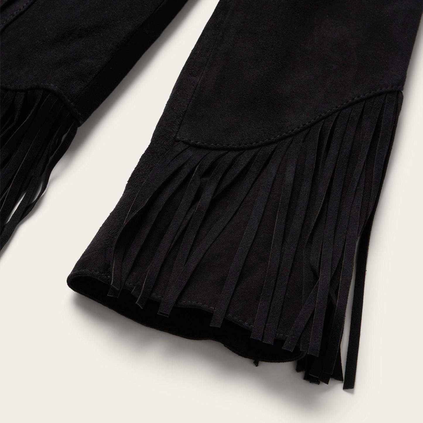 Stetson Black Fringe Suede Jacket - Stetson - Flyclothing LLC