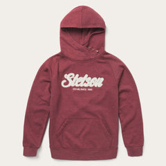 Stetson Maroon Heather Hooded Sweatshirt - Flyclothing LLC