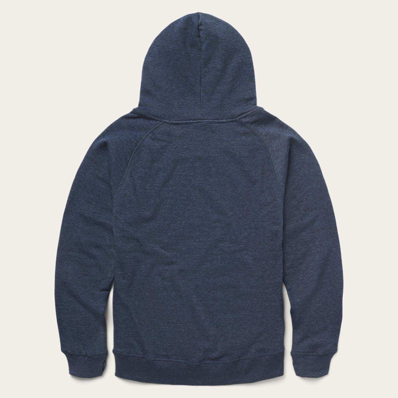 Stetson Navy Heather Fleece Knit Hooded Sweatshirt - Stetson - Flyclothing LLC