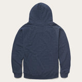 Stetson Navy Heather Fleece Knit Hooded Sweatshirt - Stetson