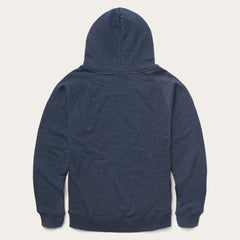 Stetson Navy Heather Fleece Knit Hooded Sweatshirt - Flyclothing LLC