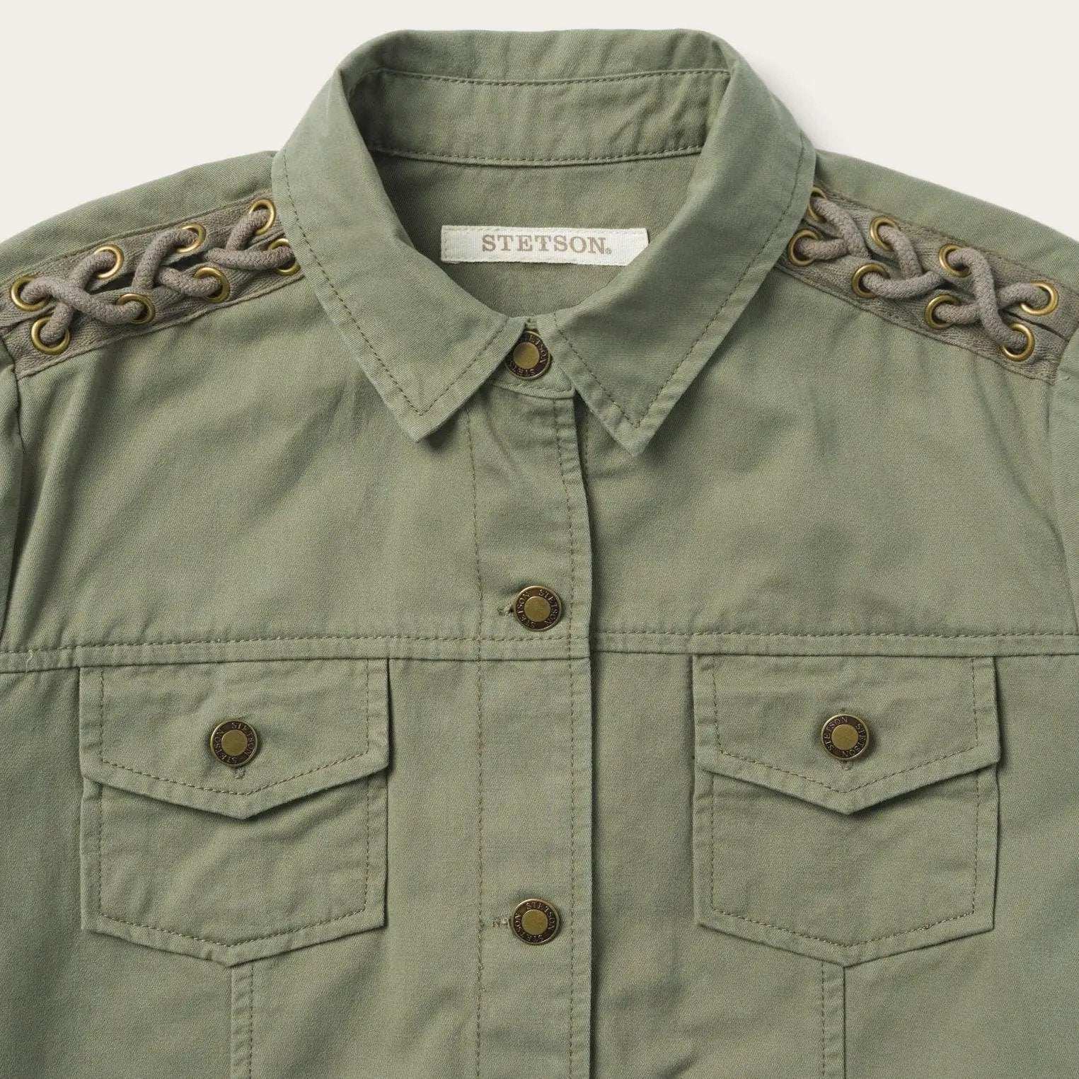 Stetson Olive Twill Jacket - Stetson - Flyclothing LLC