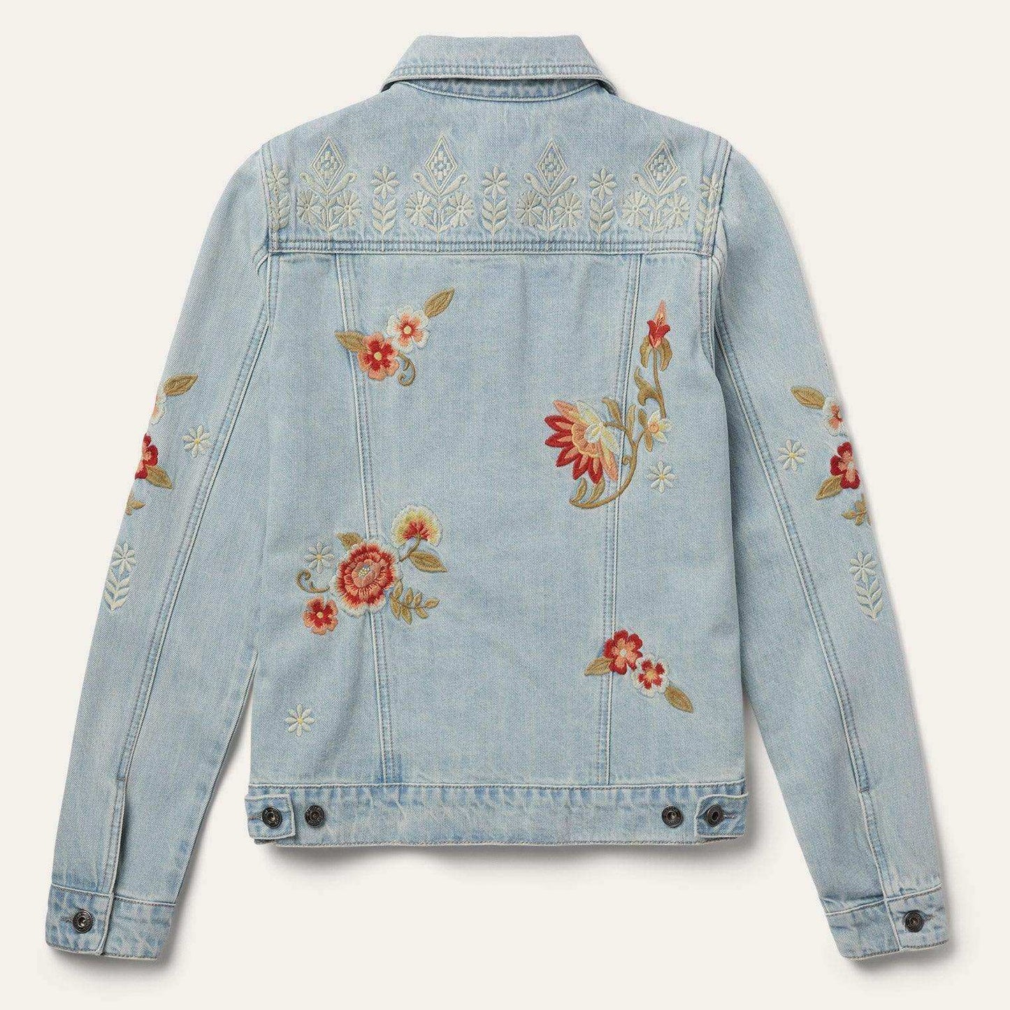 Stetson Embroidered Denim Jacket - Stetson - Flyclothing LLC