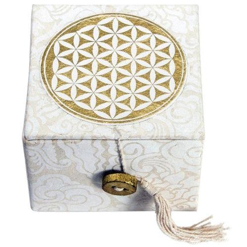 Meditation Bowl Box: 3'' Flower Of Life - DZI (Meditation) - DZI (Meditation)