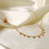 Zircon 18K Gold-Plated Necklace - Trendsi - Flyclothing LLC