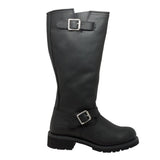 RideTecs Men's 16" Engineer Biker Boot Black - RideTecs