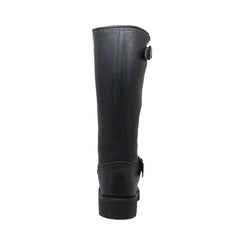 RideTecs Men's 16" Engineer Biker Boot Black - RideTecs