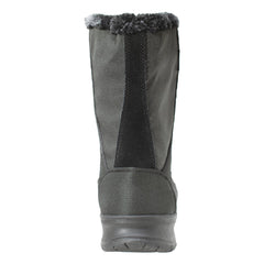 FreeShield Women's Waterproof Nylon Upper Winter Boot with Suede Trim Black - Flyclothing LLC