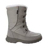 FreeShield Women's Waterproof Nylon Upper Winter Boot with Suede Trim White - AdTec - Flyclothing LLC