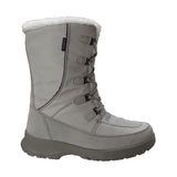 FreeShield Women's Waterproof Nylon Upper Winter Boot with Suede Trim White - AdTec