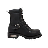 RideTecs Men's 8" Zipper Lace Black - RideTecs