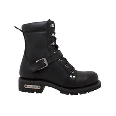 RideTecs Men's 8" Zipper Lace Black - RideTecs