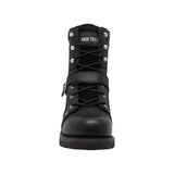 RideTecs Men's 8" Zipper Lace Black - RideTecs