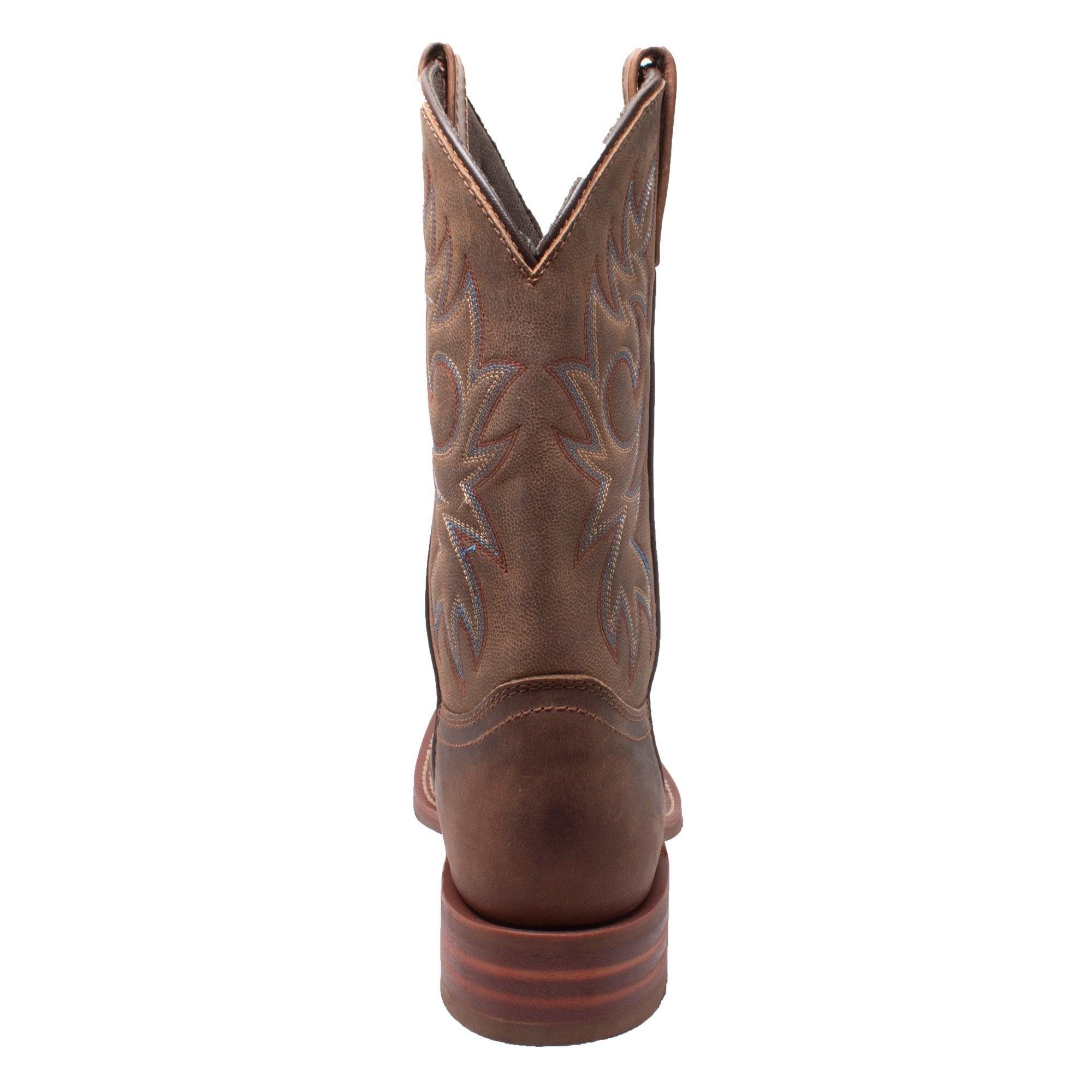 AdTec Men's 11" Western Square Toe Brown - Flyclothing LLC