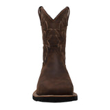 AdTec Men's 12" Steel Toe Work Western Brown - AdTec