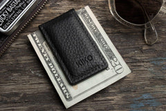 Kiko Leather Magnetic Money Clip - Flyclothing LLC