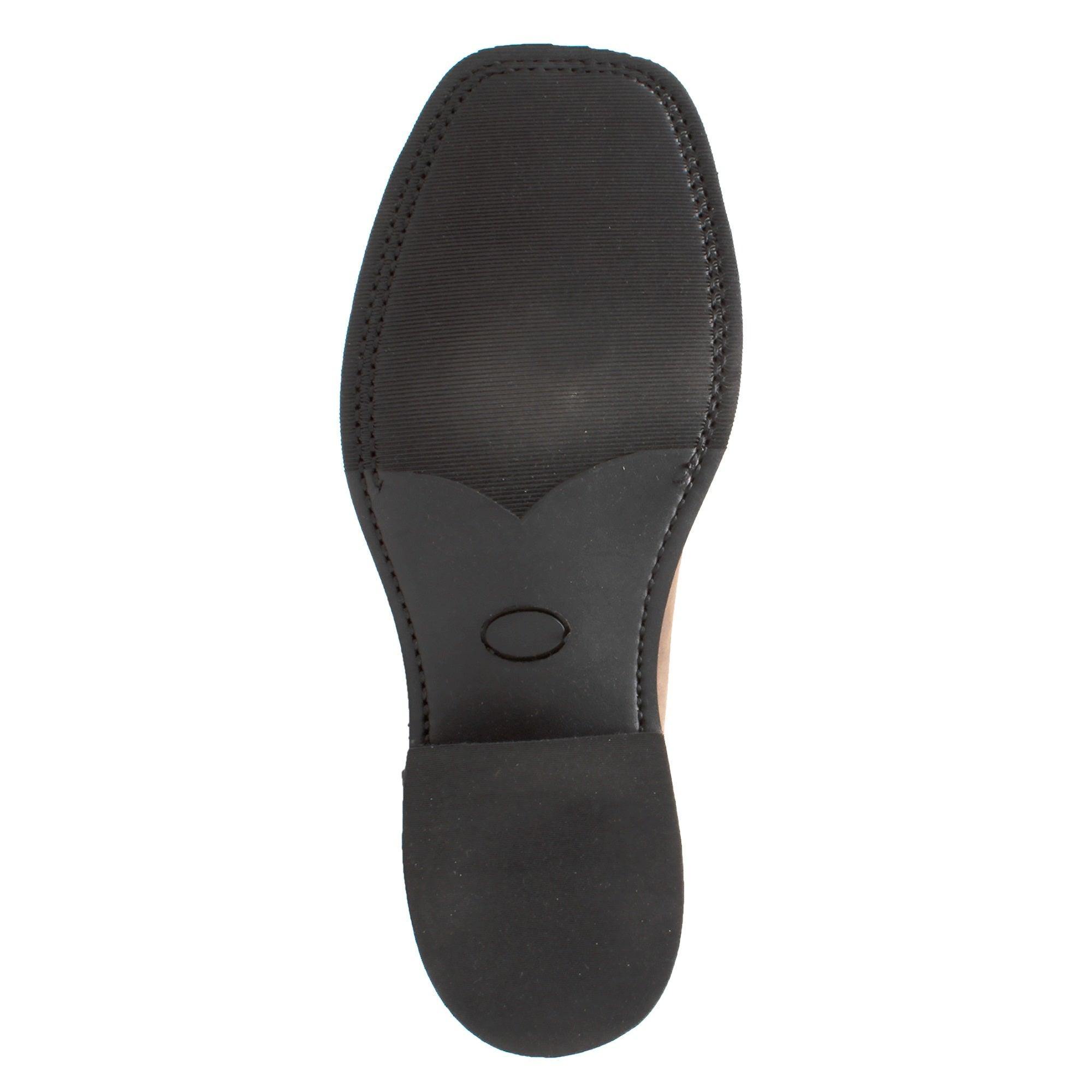 AdTec Men's 12" Work Western Square Toe Black/Brown - AdTec