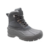 Winter Tecs Men's Durable Nylon Winter Boots Lace Black - Winter Tecs