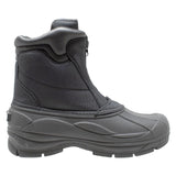 Winter Tecs Men's Durable Nylon Winter Boots Zipper Black - Winter Tecs