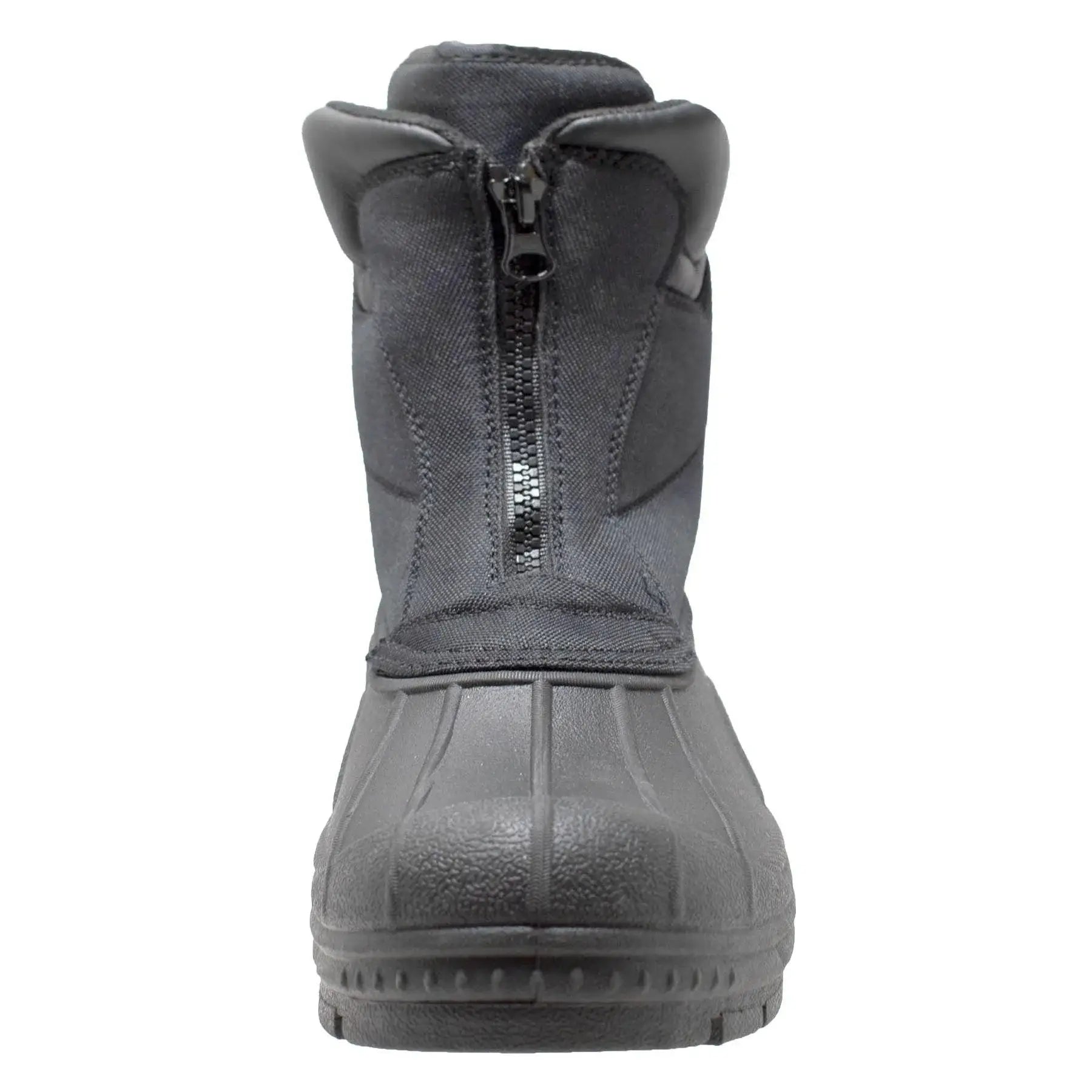 Winter Tecs Men's Durable Nylon Winter Boots Zipper Black - Winter Tecs - Flyclothing LLC