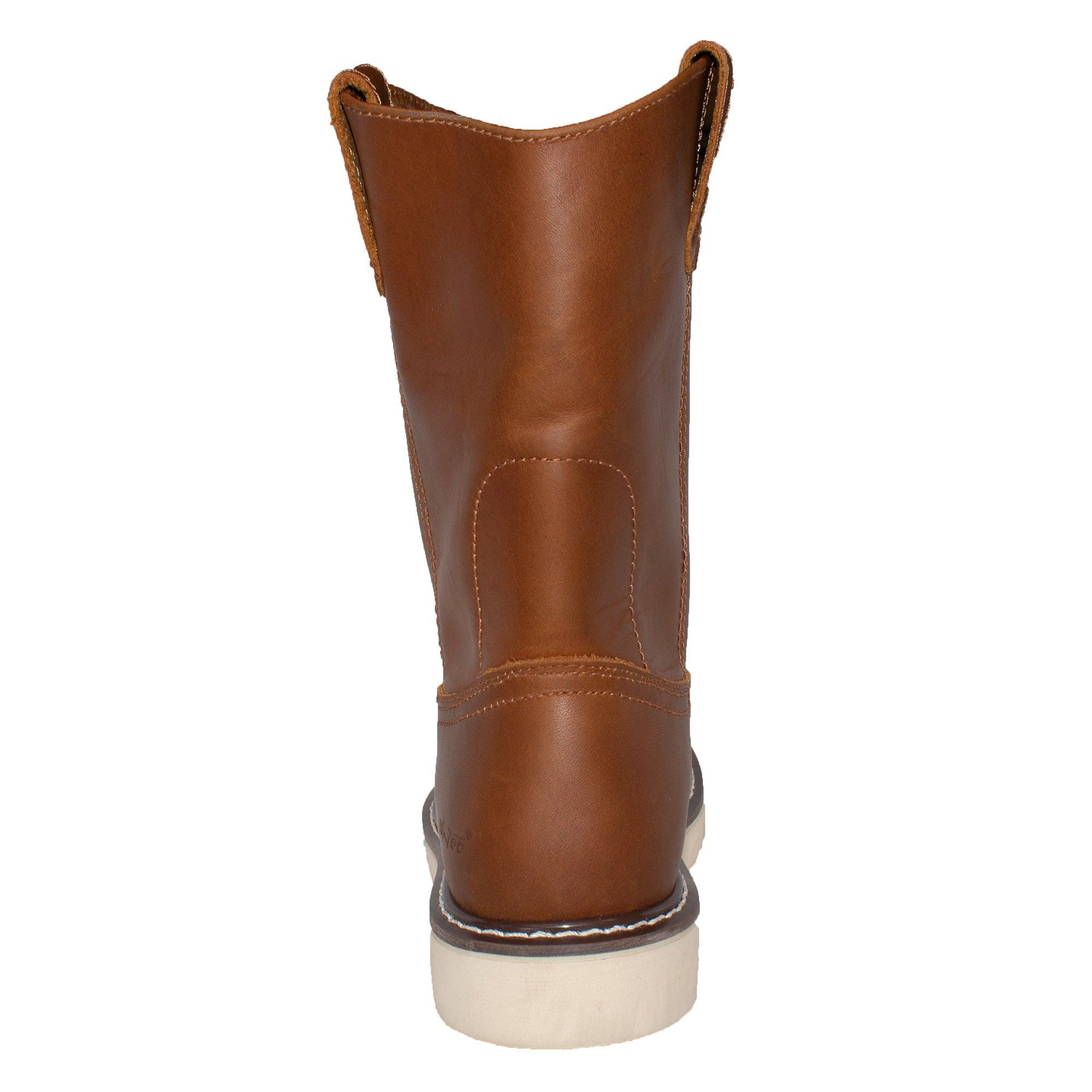 AdTec Men's 8" Side Zipper Composite Toe Pull On Wellington Boot - Flyclothing LLC