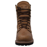 AdTec Men's 9" Waterproof Logger Brown - AdTec - Flyclothing LLC
