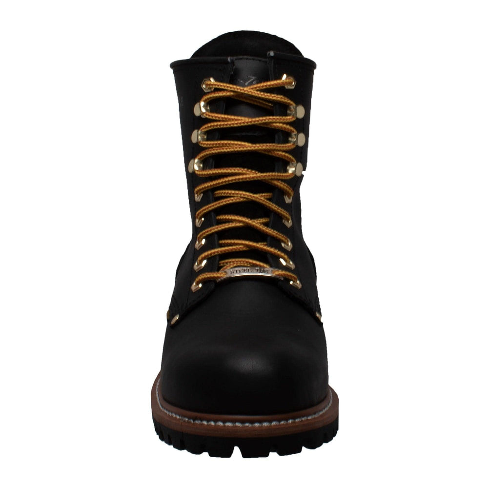 AdTec Men's 9" Waterproof Logger Black - AdTec