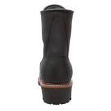 AdTec Men's 9" Waterproof Logger Black - AdTec