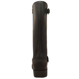 RideTecs Men's 16" Engineer Zipper Biker Boot Black - RideTecs