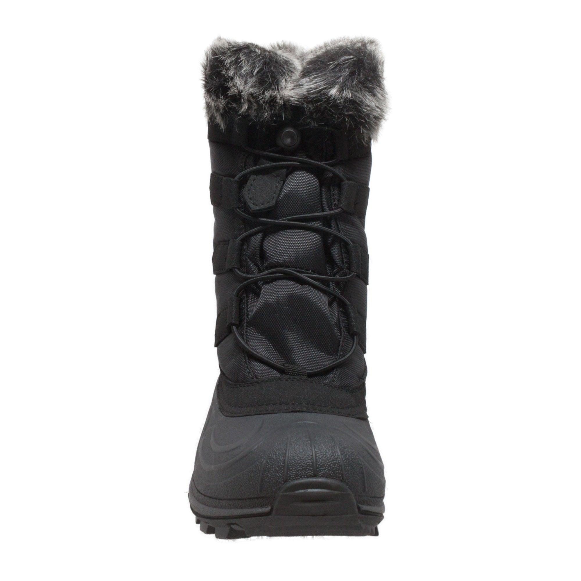 Winter Tecs Women's Nylon Winter Boots Black - Flyclothing LLC