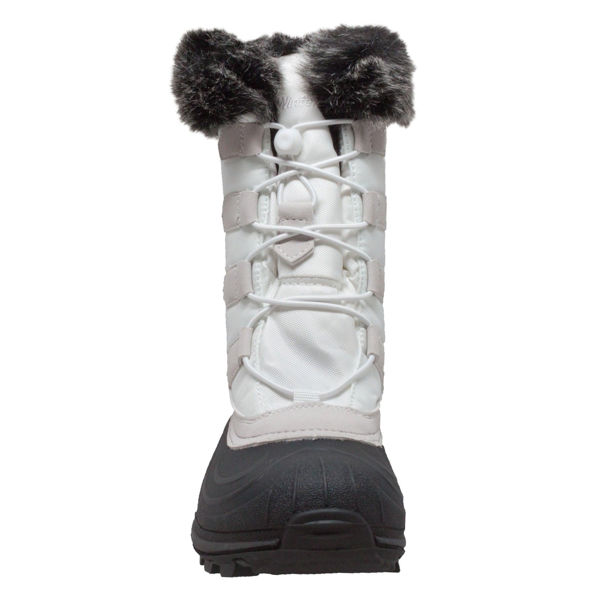 Winter Tecs Women's Nylon Winter Boots White - Flyclothing LLC
