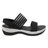 Shaboom Women's Comfort Strap Sandals Black - Rocsoc - Flyclothing LLC