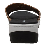 Shaboom Women's Comfort Curved Slide Sandals Taupe - Rocsoc - Flyclothing LLC
