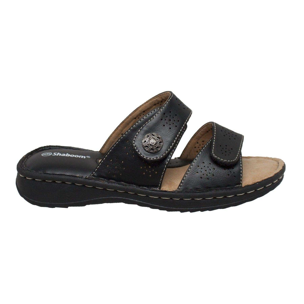 Shaboom Women's Comfort Slide Sandals Black - Rocsoc - Flyclothing LLC