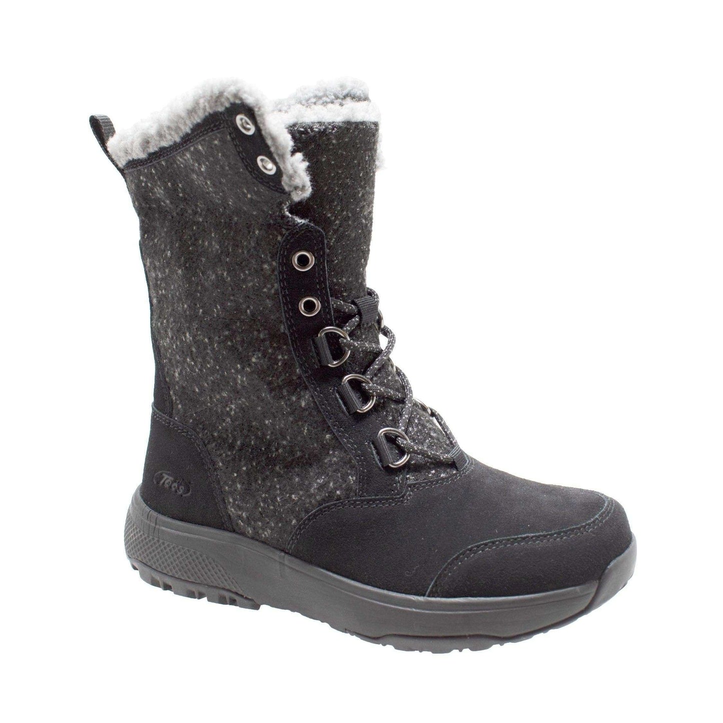 Winter Tecs Women's Microfleece Lace Winter Boot Black - AdTec - Flyclothing LLC