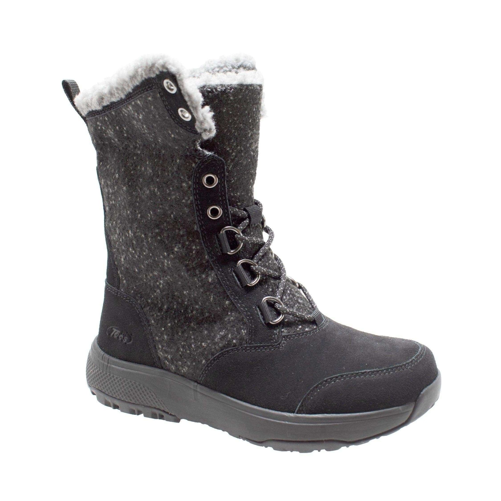 Winter Tecs Women's Microfleece Lace Winter Boot Black - AdTec - Flyclothing LLC