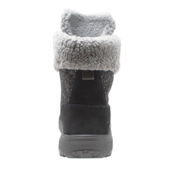 Winter Tecs Women's Microfleece Lace Winter Boot Black - Flyclothing LLC