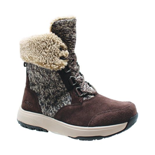 Winter Tecs Women's Microfleece Lace Winter Boot Brown - Flyclothing LLC