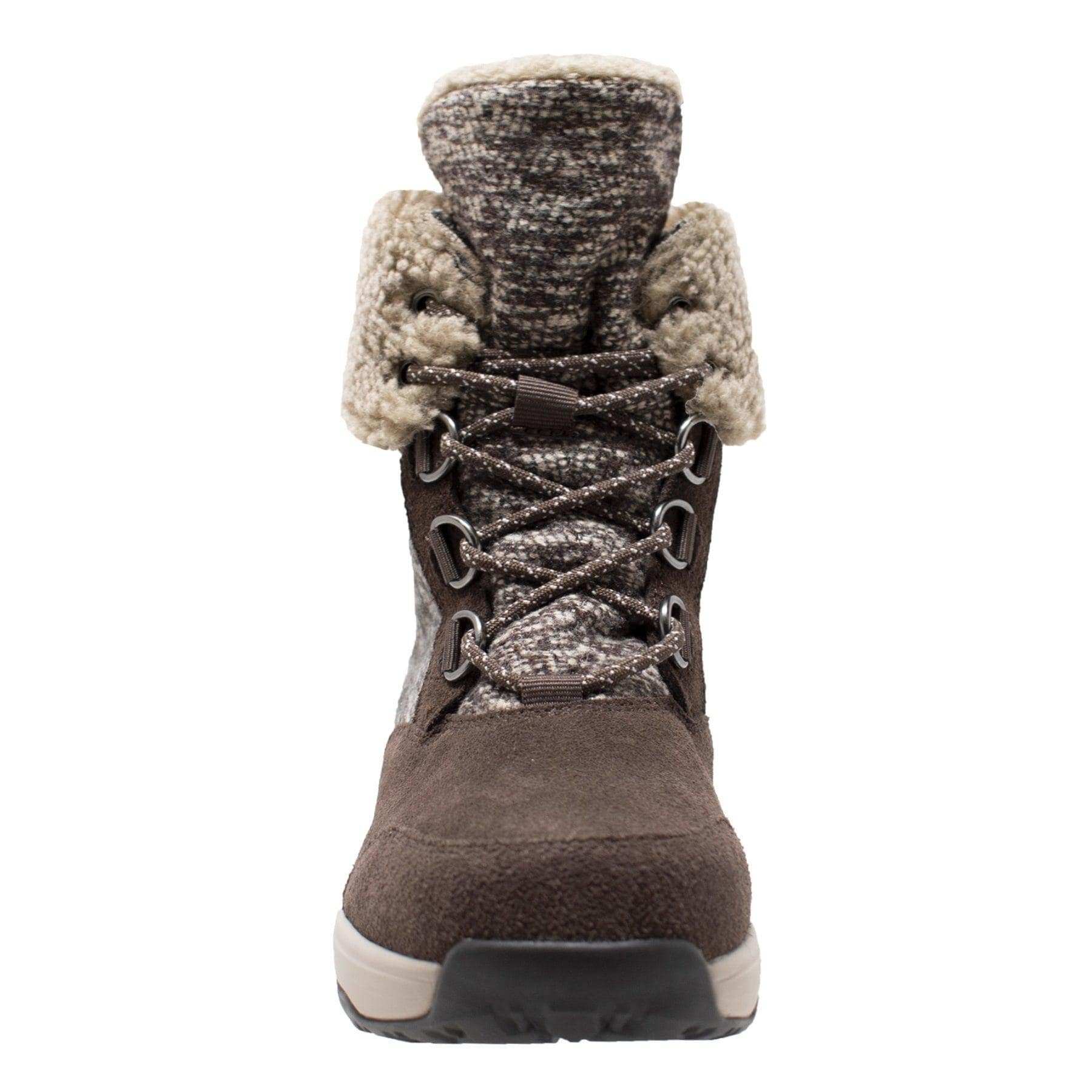 Winter Tecs Women's Microfleece Lace Winter Boot Brown - AdTec - Flyclothing LLC