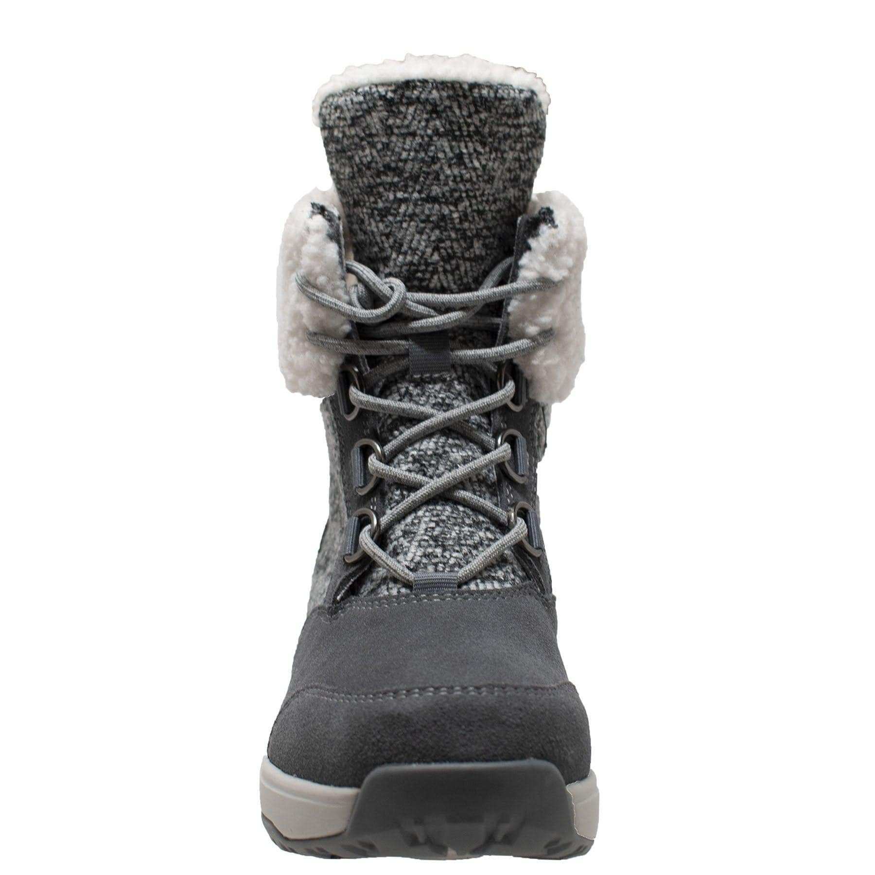 Winter Tecs Women's Microfleece Lace Winter Boot Grey - AdTec - Flyclothing LLC