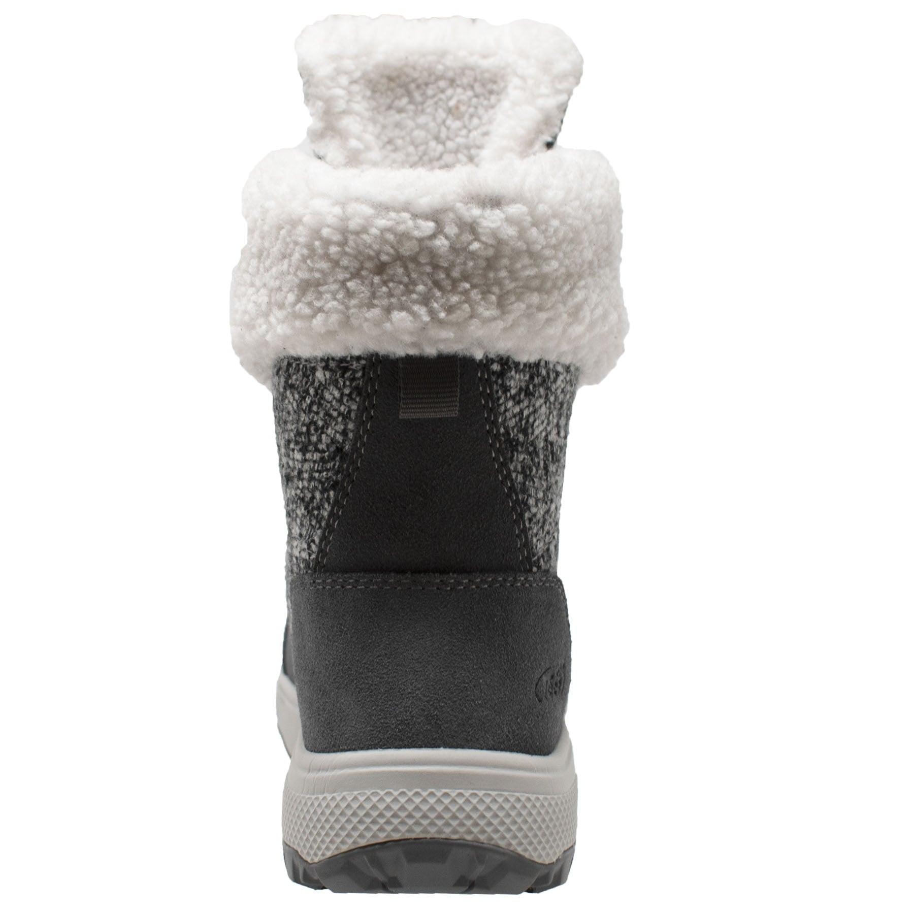 Winter Tecs Women's Microfleece Lace Winter Boot Grey - Flyclothing LLC