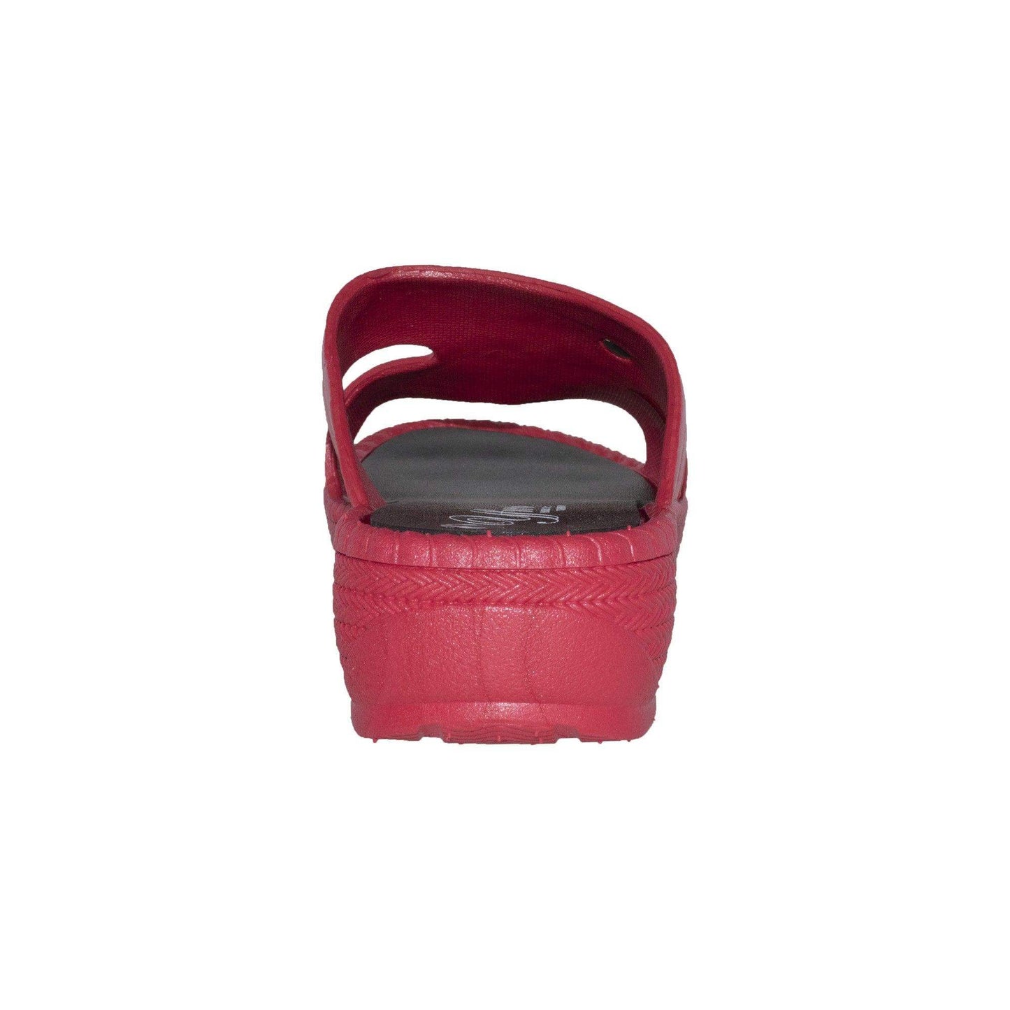 YFM Women's Low Heel Slip On Sandal Red - Rocsoc - Flyclothing LLC
