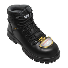 AdTec Women's 6" Waterproof Cap Toe Work Boot Black - Flyclothing LLC