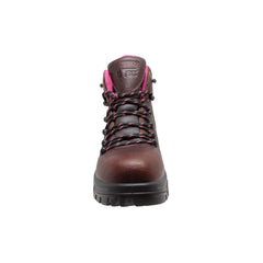 AdTec Women's 6" Waterproof Cap Toe Work Boot Brown - Flyclothing LLC