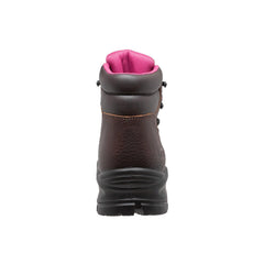 AdTec Women's 6" Waterproof Cap Toe Work Boot Brown - AdTec