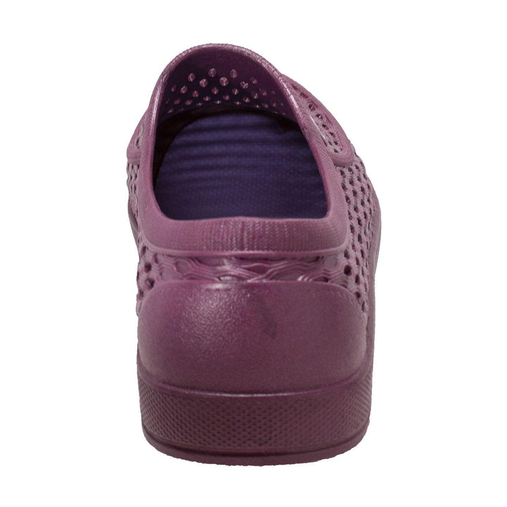 Tecs Women's 4" Relax Aqua Tecs Garden Shoe Purple - Rocsoc