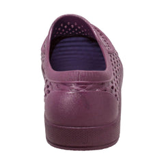 Tecs Women's 4" Relax Aqua Tecs Garden Shoe Purple - Flyclothing LLC