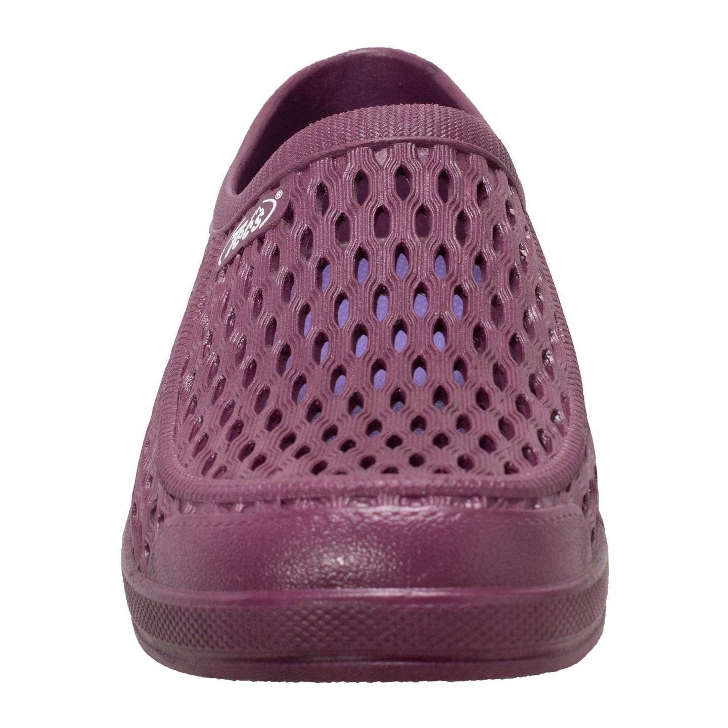 Tecs Women's 4" Relax Aqua Tecs Garden Shoe Purple - Rocsoc - Flyclothing LLC