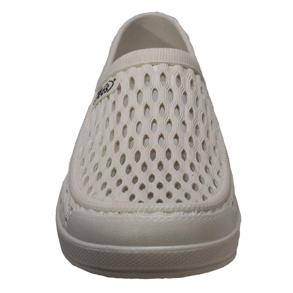 Tecs Women's 4" Relax Aqua Tecs Garden Shoe White - Rocsoc